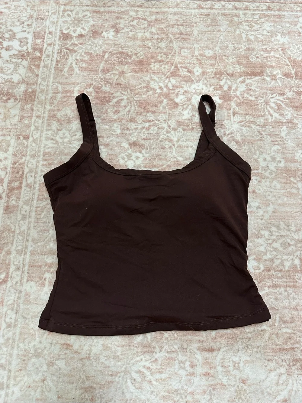 NWT 🤎 Espresso Camisole With Built In Bra - Picture 3 of 8